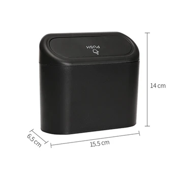 

Car Auto Garbage Trash Can Automotive Waste Storage Office Home Rubbish Bin for Vehicle Door