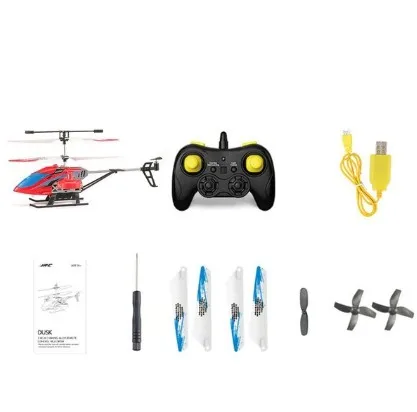JJRC JX02 Летающий Радиоуправляемый вертолет 2,4 г 4CH удержание высоты пульт дистанционного управления Дрон Краш прочный Квадрокоптер самолет детские игрушки подарок - Цвет: Черный