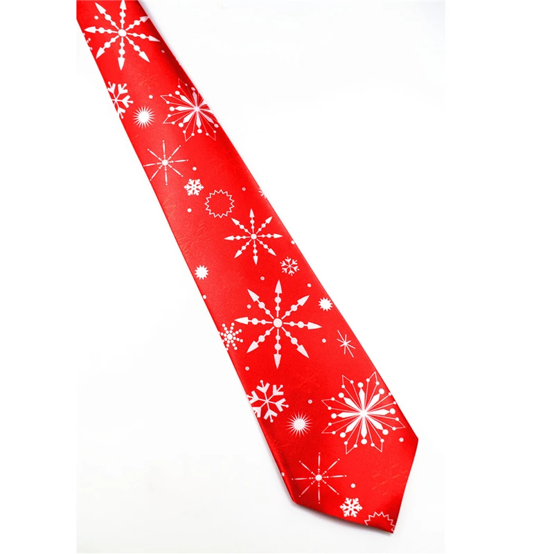 Рождественское украшение, инновационный дизайн принтованного галстука, праздничная печать, Рождественский галстук-безделушка, украшение на год