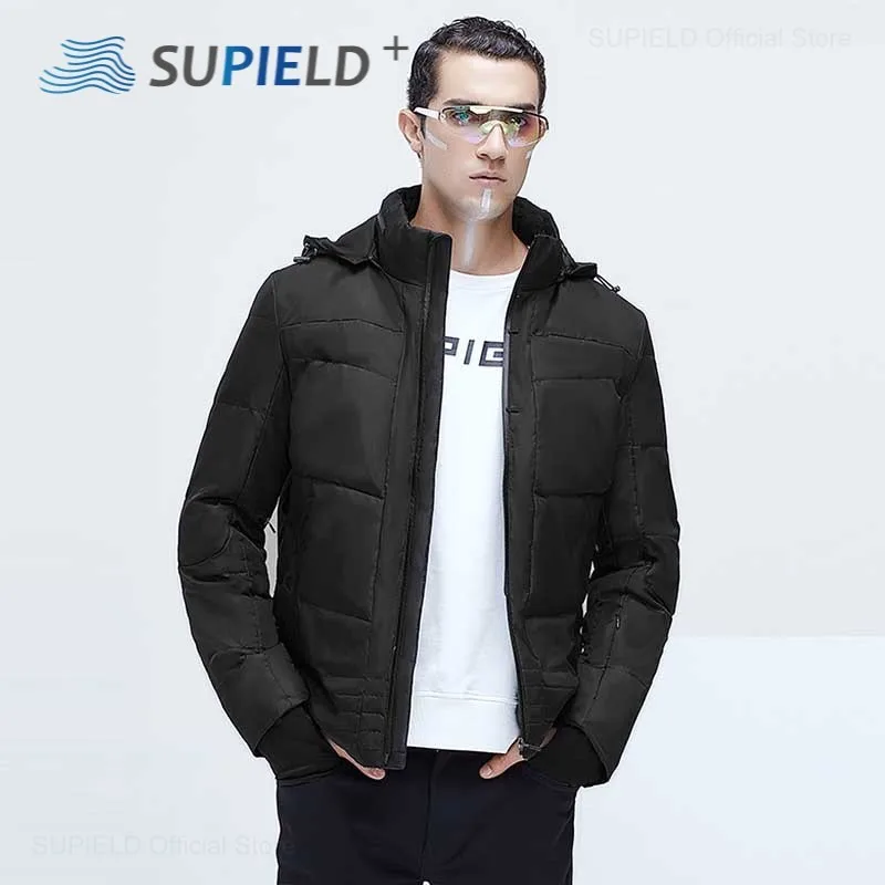 

Supield Multifunctional Down Jacket Men Casual Winter Thick Warm Puffer White Duck Parka Male Men's Winter Jacket Coat With Hood