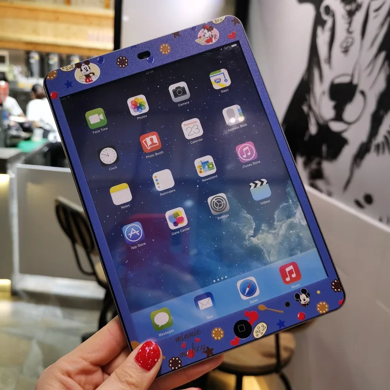 Закаленное стекло для Apple Ipad Mini 4 5 7,9 дюймов Защитная пленка для всего экрана Дети мультфильм шаблон для Ipad Mini 123 Funda+ ручка