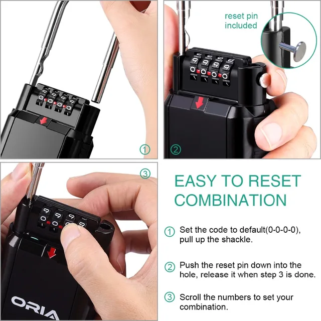 Caja Fuerte Portatil Caja De Seguridad Para Llaves LUROON Caja