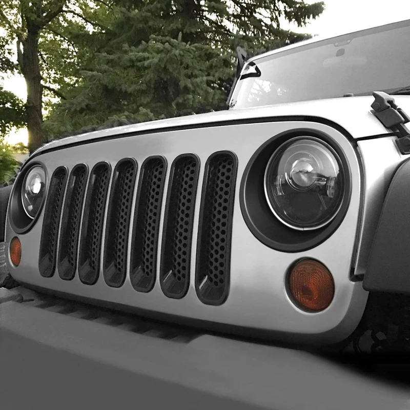 Накладка передней фары для Jeep Wrangler Rubicon Sahara Sport JK Unlimited 2 двери 4 двери 2007