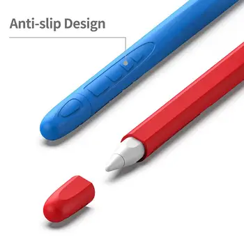 

Colored soft silicone, suitable for Apple pencil case, suitable for iPad tablet, touch pen, stylus, protective cover, protective