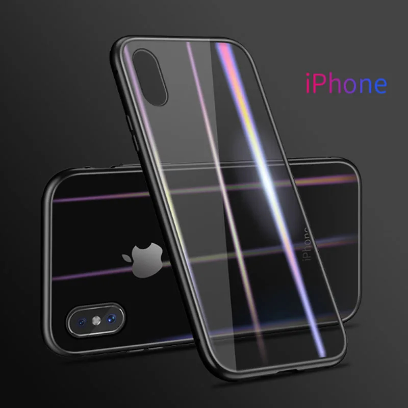 Weloan для iPhone6 6s 7 8 p x xs xr xsmax Адсорбция Магнитная king Магнитный PC стеклянный чехол - Цвет: black