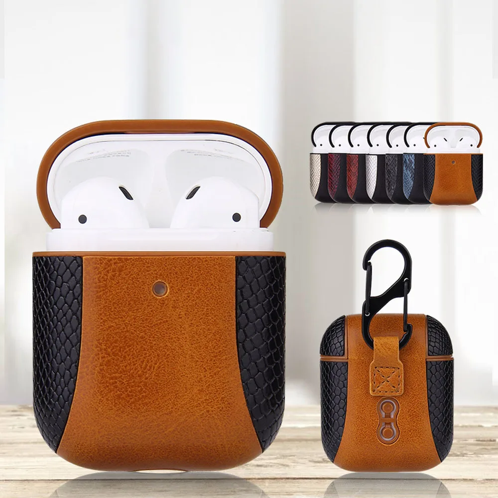 Feiseli уникальный дизайн из искусственной кожи Airpods 1 2 Наушники защитный чехол