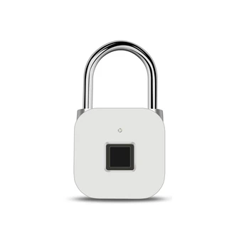

USB Smart Fingerprint Lock Rechargeable Keyless IP66 Waterproof Store Up To 39 Fingerprints for Locker, Door, Luggage, Backpack