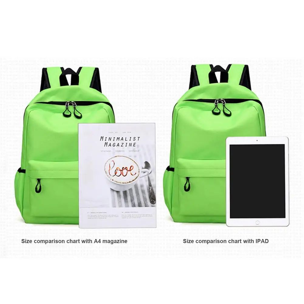 Adjustable Backpack for Students Practical Waterproof Schoolbag Comfortable Wide Shoulder Straps 20-35L Large Capacity Included