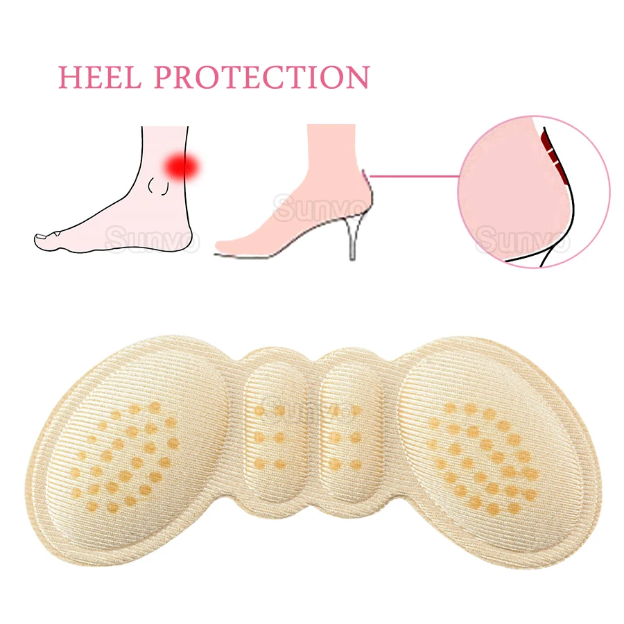 Shoe Insoles Women High Heel Pad Adjust Size Adhesive Heel Grips Protector Sticker Pain Relief