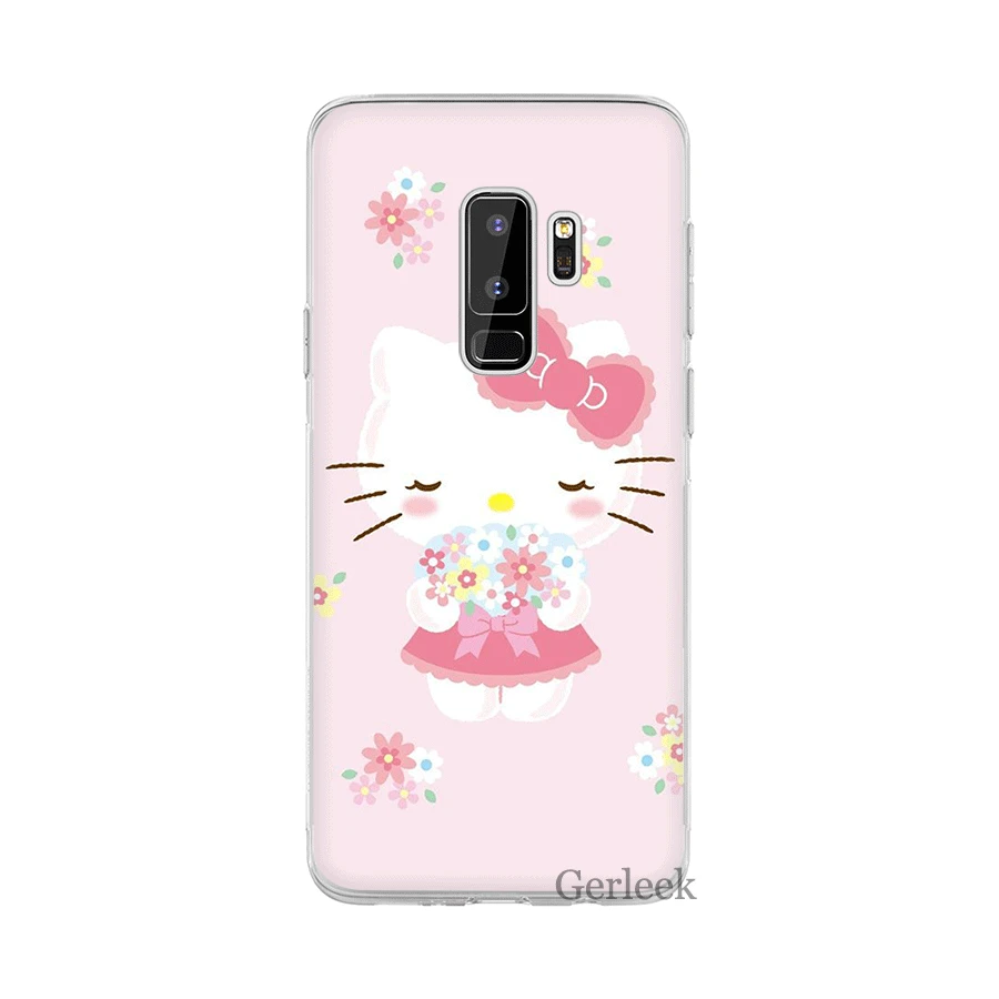Чехол для телефона для samsung Galaxy M10 M20 M30 M40 S6 S7 край S8 S9 S10 S10e Plus Note 8 9 S3 S4 S5 чехол хорошего симпатичный рисунок «Hello Kitty» - Цвет: H8