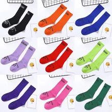 Детские носки без пятки модные носки новые стильные носки на осень и зиму, Южная Корея, носки средней длины для девочек хлопковые носки для мальчиков