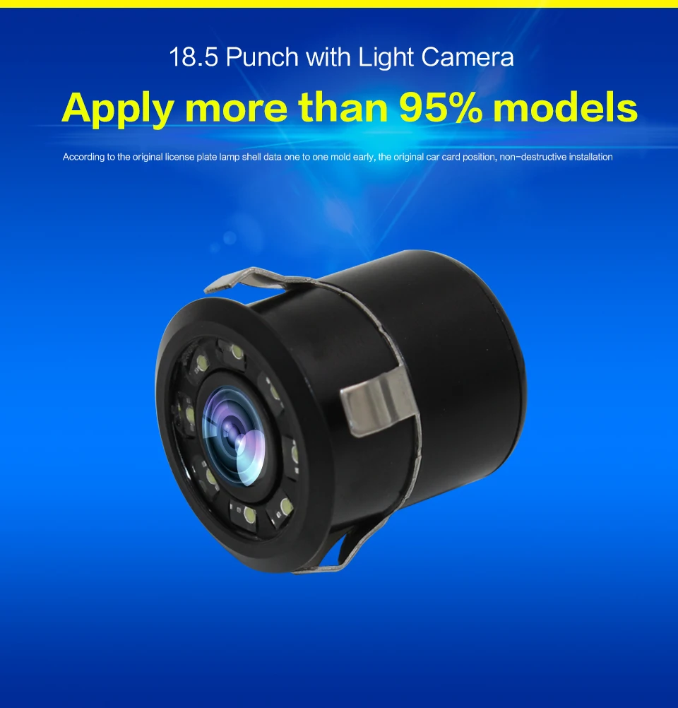 Smartour Автомобильная камера заднего вида 8 светодиодный высокой четкости Водонепроницаемая задняя камера ночного видения DC 12V автоматическая камера заднего вида
