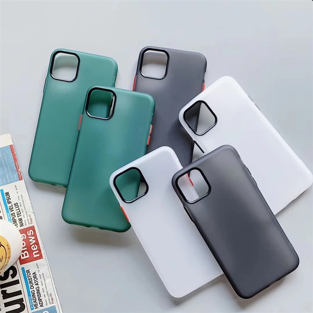 Ультратонкий Мягкий чехол для телефона iPhone 11 Pro Max 7 8 6 6s Plus X XR XS Max противоударный матовый прозрачный силиконовый чехол