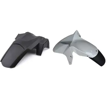 

2Pcs Motorcycle Fender Mudguard Hugger Splash Guard for Yamaha Nmax 155 16-18 - Rear & Front