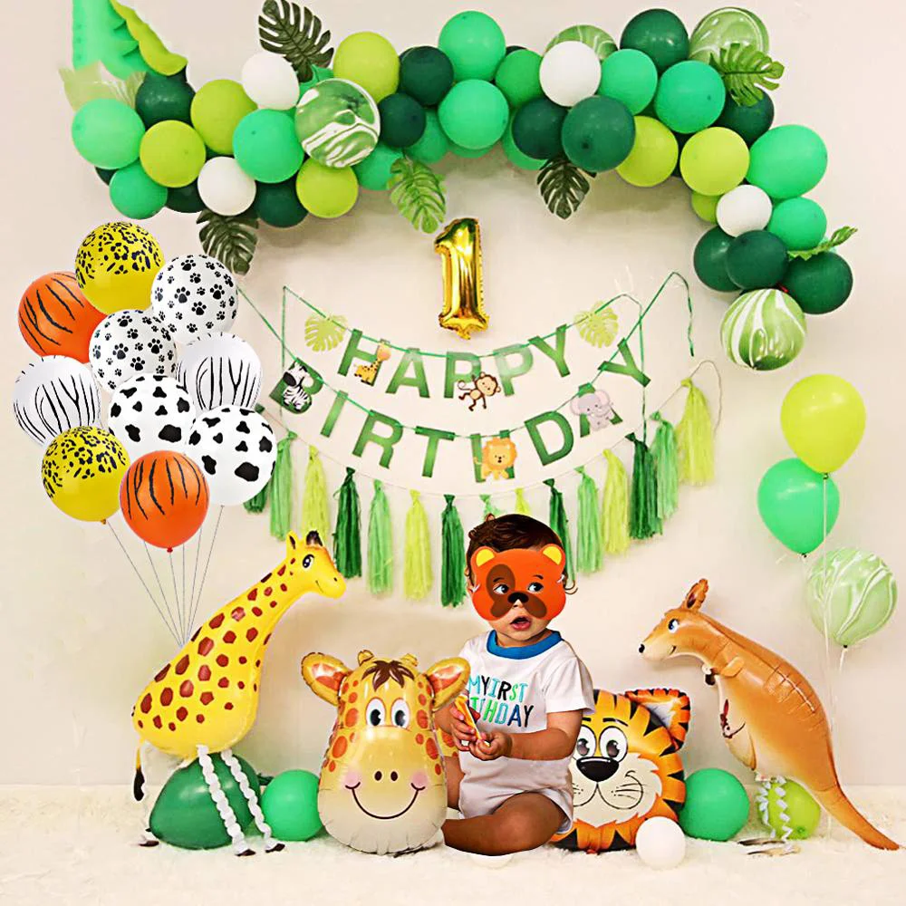 Звездные джунгли украшение для вечеринки сафари животные товары вечеринок