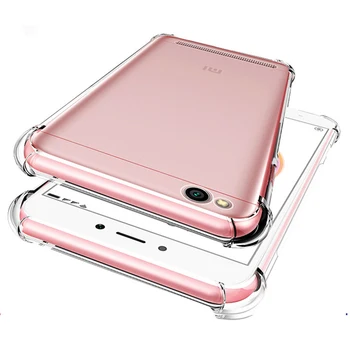 

100pcs Shockproof Air Cushion Corner Clear Soft TPU Rubber Cover Transparent Case For Xiaomi Redmi Note 8 Pro 8A 8T 7 7A K30 S2