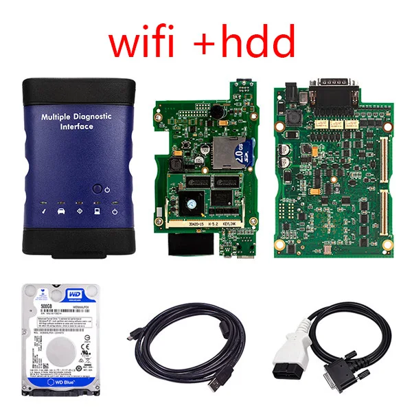 Фиолетовый OBD2 V2019.07 новейший forGM MDI MDI2 множественный диагностический интерфейс ForGM MDI wifi многоязычный для Opel сканер - Цвет: Фиолетовый
