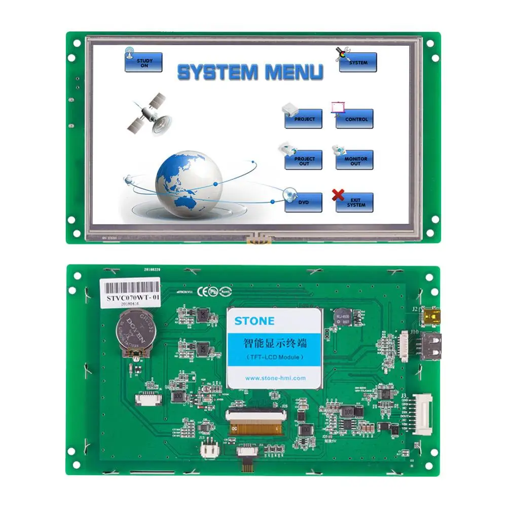 7,0 дюймовый HMI TFT ЖК-дисплей программируемый логический ЖК-контроллер сенсорный экран для использования оборудования