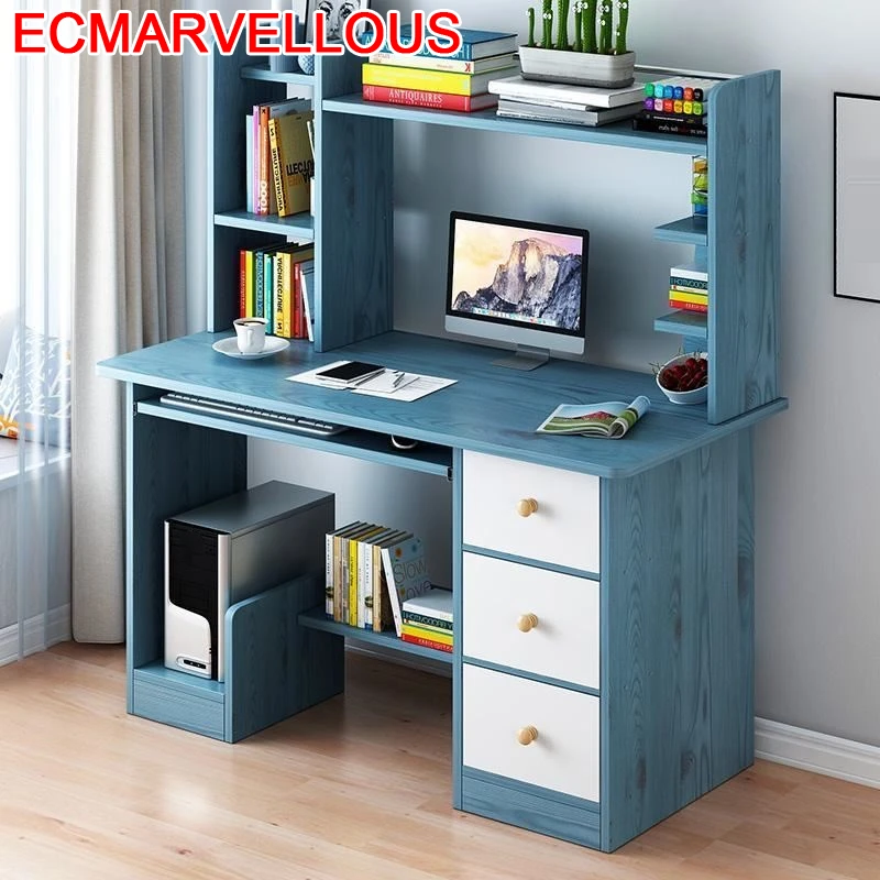 

Portable Tavolo Escritorio De Oficina Escrivaninha Small Scrivania Ufficio Laptop Stand Computer Tablo Mesa Table With Bookcase