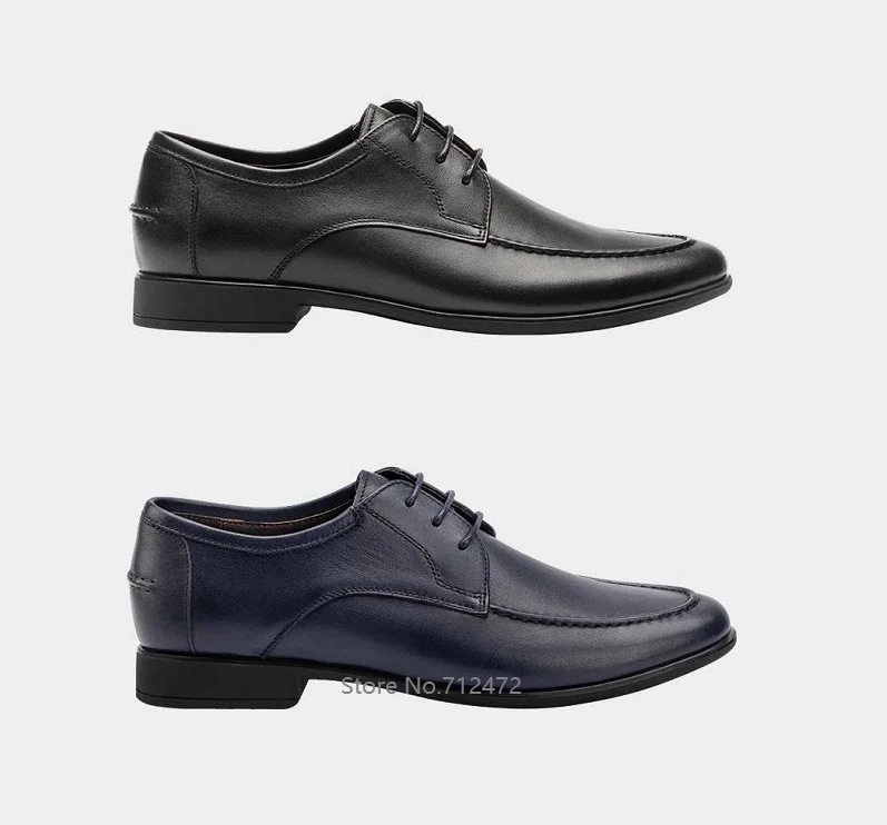 

NEW Men's casual leather shoes Nappa cowhide Soft elastic comfortable sole Flat Classic Business Man Dress Shoes
