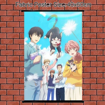 

Anime Poster My Roommate Is A Cat Haru Mikazuki Subaru Wall Scroll Painting Art Prints Home Room Decoration 60*40 90*60