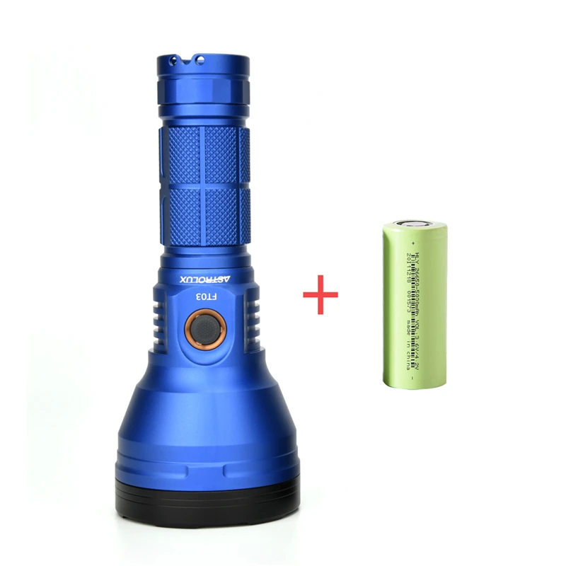 Astrolux FT03 XHP50.2 4300lm тип-c перезаряжаемый фонарик+ 26650 5000 мАч с питанием от аккумулятора фонарь прожектор