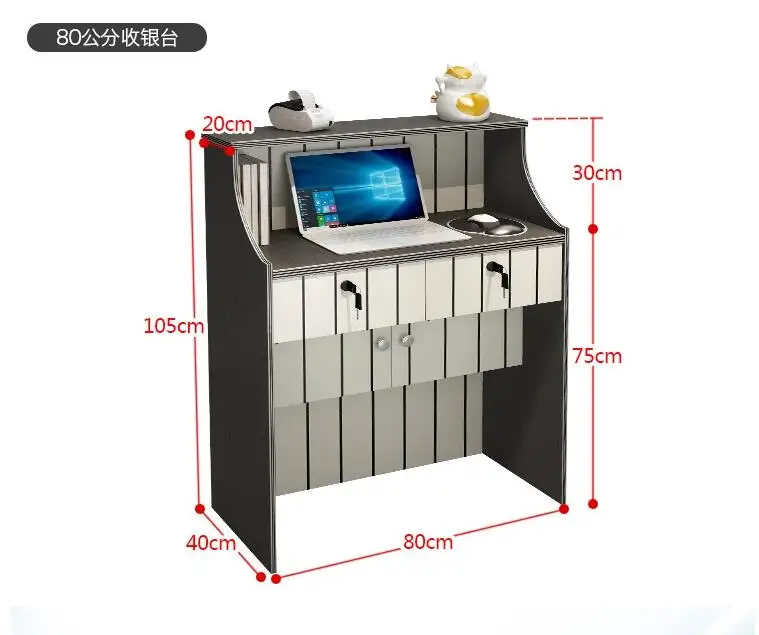 Барбершоп небольшой барный стол кассовый аппарат контрактный современный передний стол женский магазин одежды маленький кассовый аппарат
