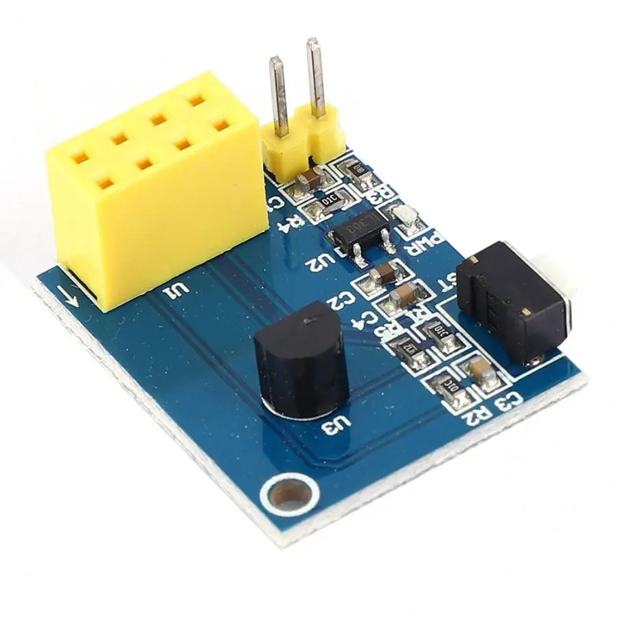 ESP8266 ESP-01 ESP-01S DS18B20 датчик температуры и влажности WiFi беспроводной узел модуль поддержка 3,7 в литиевая батарея