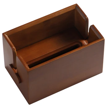 

Kitchen Storage Organization Restaurant Bamboo Square Seat Type Sheet Paper Napkins Tissue Box