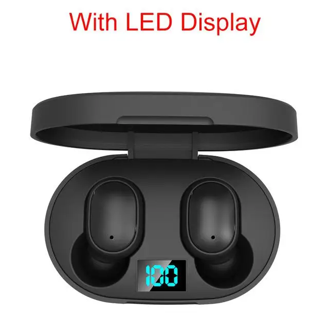 TWS E6S Беспроводные Bluetooth 5,0 наушники 6D стерео гарнитуры IPX5 Водонепроницаемый головной микрофон для iPhone huawei samsung