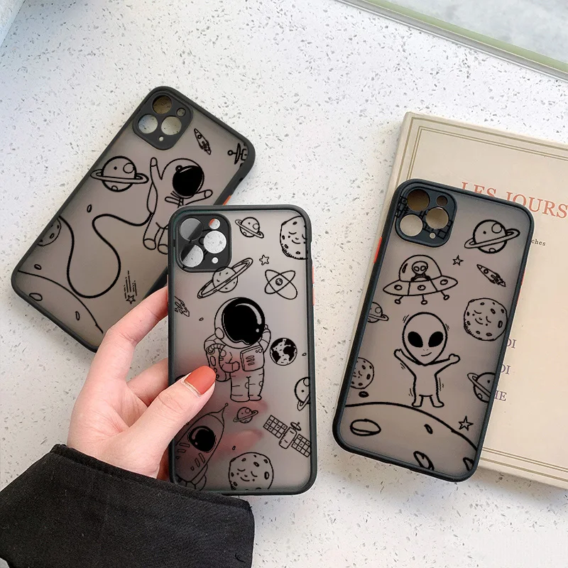 Чехол-накладка для iPhone SE 2 6S 7 8 Plus 12 11 13 Pro XS Max XR X черный | Мобильные телефоны и