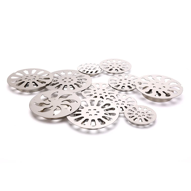 

Stainless Steel Floor Drain Cover Overflow Round Anti-clogging Shower Drain Hair Catcher For Bathroom Wash Machine Toilet Sewer