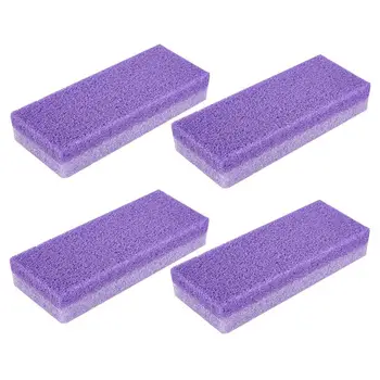 

4Pcs PU Foot Exfoliators Pedicure Tools Foot Callus Removers Scrubbers Pedicure Scrapers Foot Rasp Exfoliators Purple