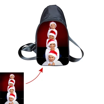 

New One-shoulder Messenger Zipper Bag Custom Color Pet Picture Fashion Leisure Gym Bag Amall Backpack Pet lovers