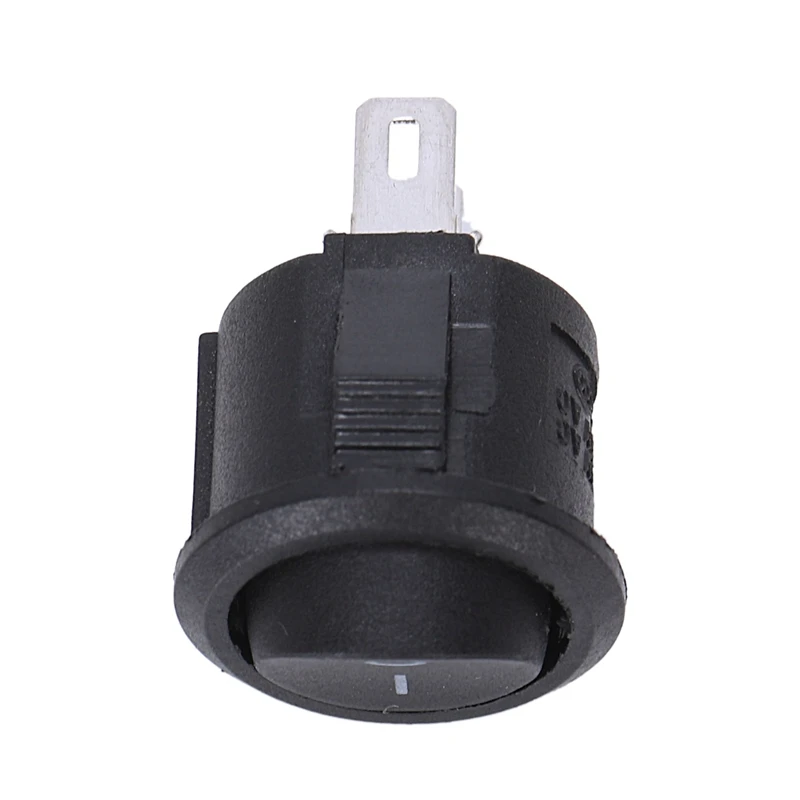 5 шт. DC1-6V/3 в 17000-18000 об/мин микро-мотор для модели автомобиля игрушки и 5 шт. SPST черный круглый Кулисный Переключатель AC 6A/125 В 3A/250 В