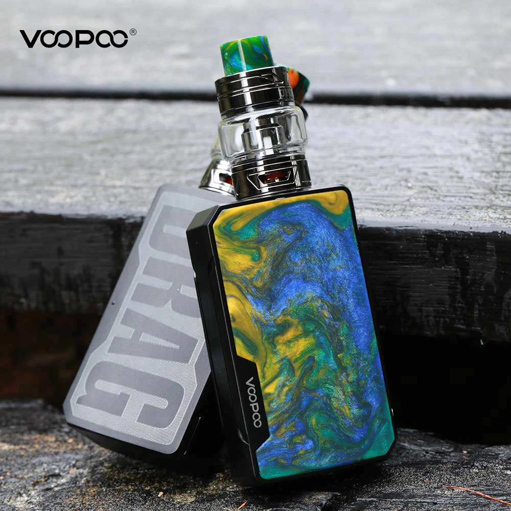 Распродажа VOOPOO DRAG Mini Vape Kit 177 Вт бокс мод 5 мл Uforce T2 бак испаритель подходит для двух