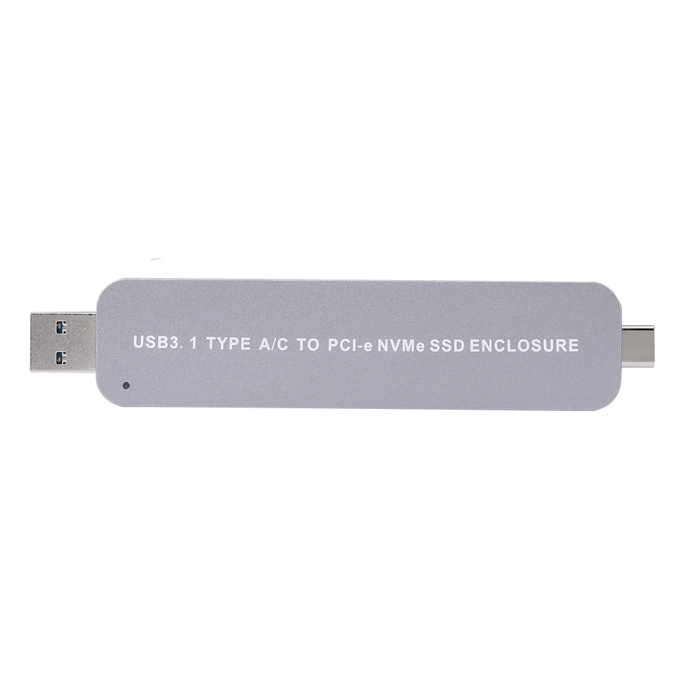 USB 3,1 тип A/C для PCI-e NVMe M.2 SSD корпус адаптер карта портативный жесткий диск Корпус Plug& Play SSD корпус