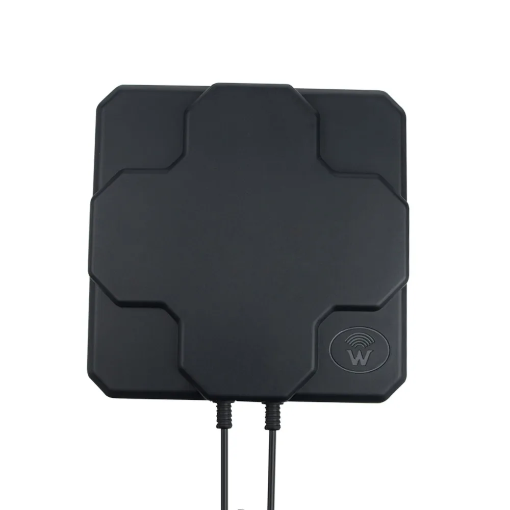 2 22dBi outdoor 4G LTE MIMO antenna LTE dual polarization panel antenna SAM Male connector 1