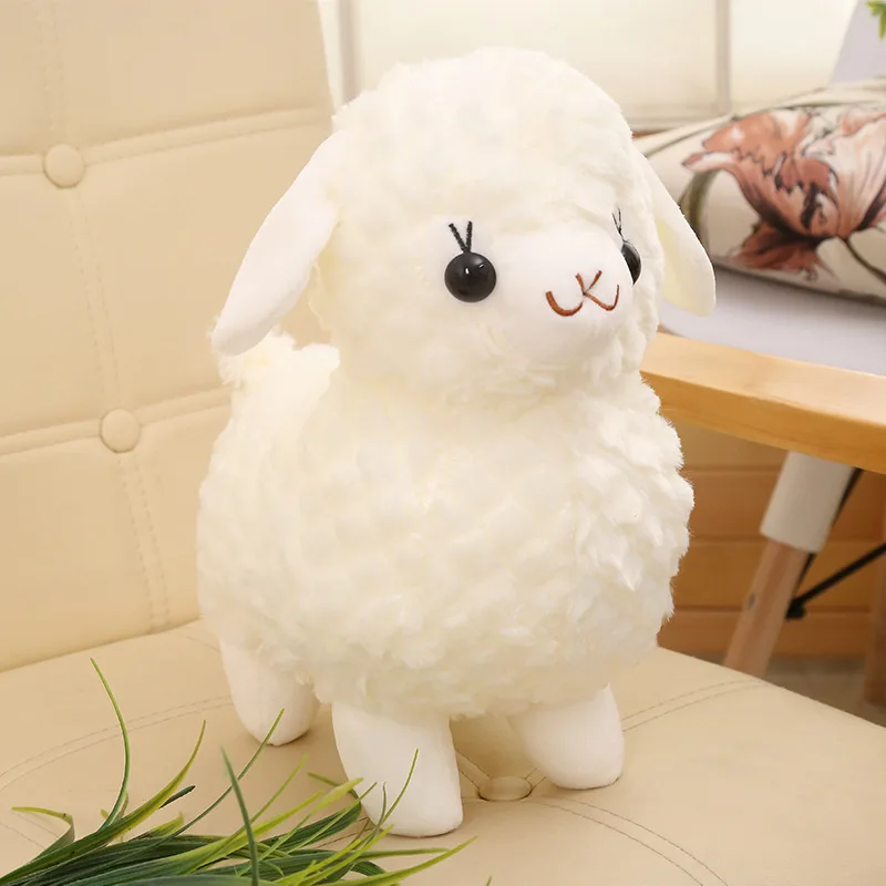 

22/35cm Cute Alpaca Plush Toys Sofa Decor Stuffed Animals Doll Soft Lovely Sheep Pillow for Baby Kids Girls Birthday Xmas Gift