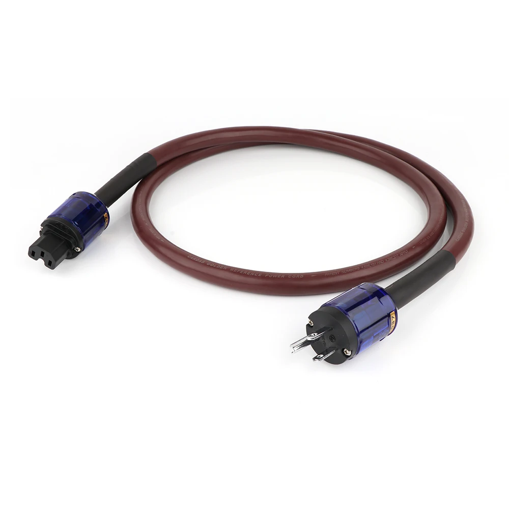 Yter высококачественный опорный шнур питания OFC EU Schuko переменного тока 8 P-037 C7 MK plug