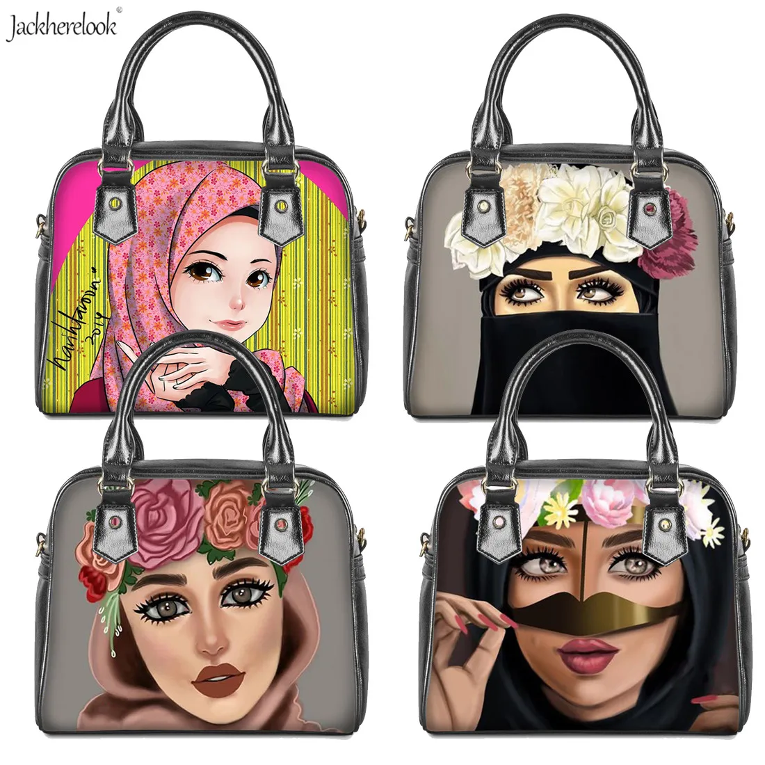 Jackherelook мусульманская сумка с верхней ручкой для девушек Арабская женская на