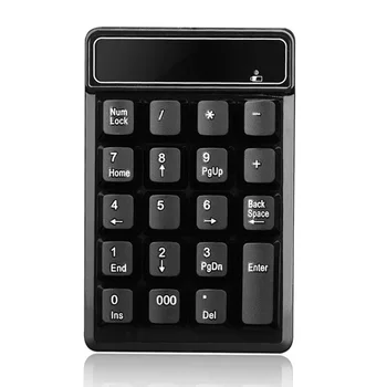 

19 Keys Bluetooth And 2.4G Numeric Keypad Mini Numpad Keyboard Wireless Desktop For Windows XP 7 8 10 Laptop Tablet