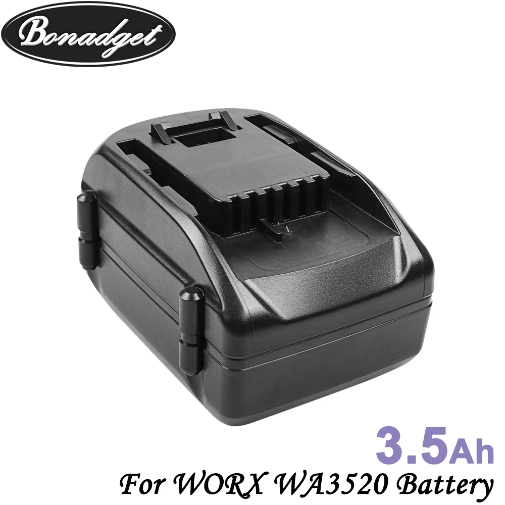 Сменный литий ионный аккумулятор Bonadget 20 в 3500 мАч для WORX WA3525 WA3742 WG155 WG160 WG255 WG545 WA3520