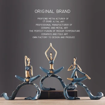 

AMERICAN RESIN ZEN YOGA CHARACTER ORNAMENTS ART HOME LIVINGROOM TABLE ACCESSORIES CRAFTS OFFICE TV CABINET FURNISHING DECORATION