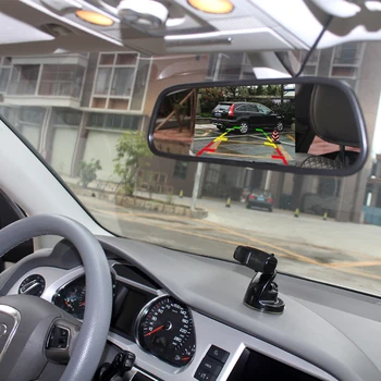 

2020 Car Parking Mirror Monitor 5 inch HD Display 800*480 LCD Video Reversing For Rear View Camera Parking Assistance System