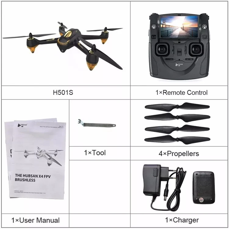 Hubsan H501S H501SS X4 Pro gps Радиоуправляемый Дрон с 1080P HD камерой 300m 5,8G FPV режим слежения бесщеточный hubsan x4 RC Квадрокоптер RTF