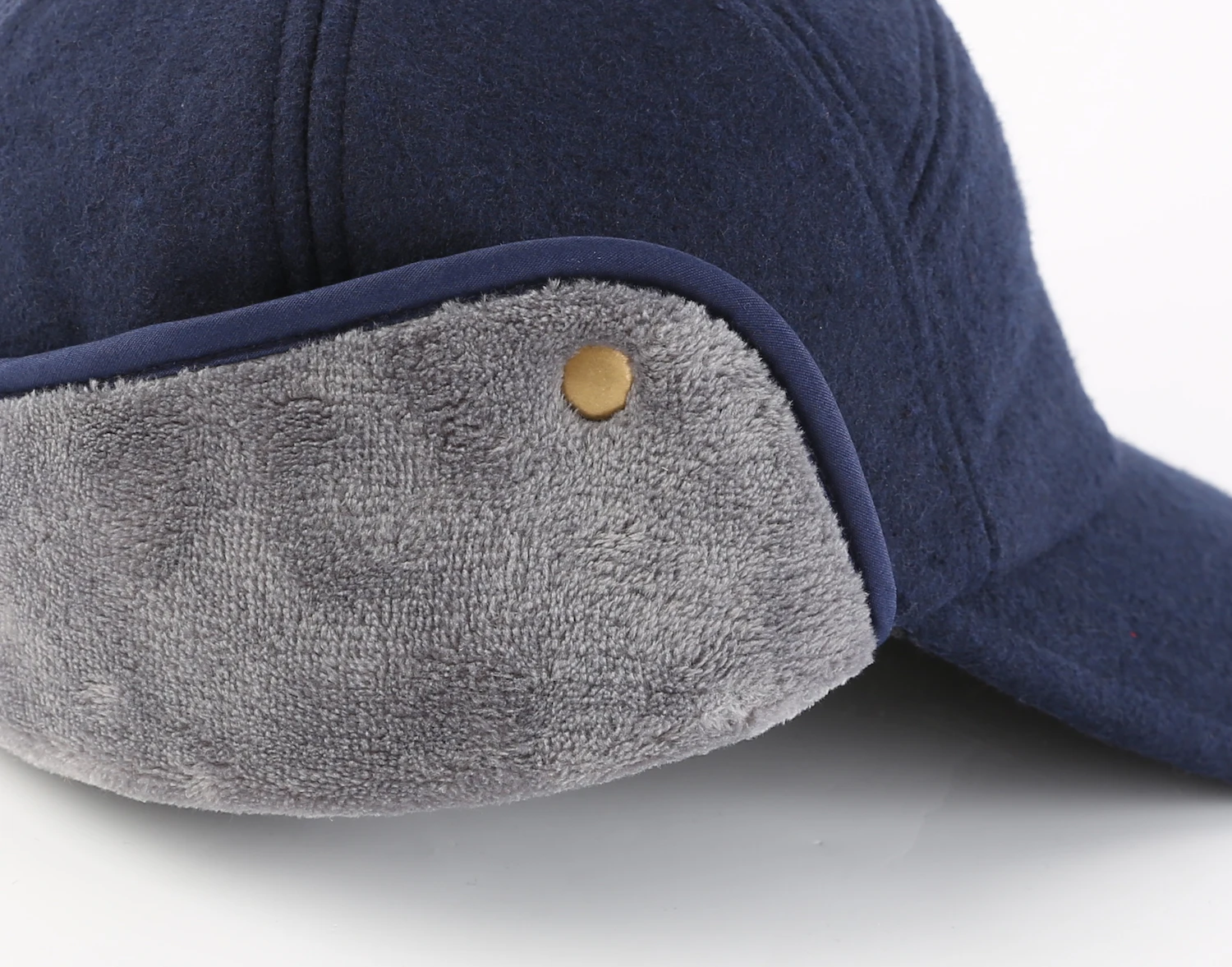 Connectyle Для мужчин зимние Бейсбол Кепки с полями козырек шапки-ушанки подогоняемая Кепка с подкладкой из искусственного меха на открытом воздухе на каждый день теплые крышку унитаза, шапки, закрывающие шею