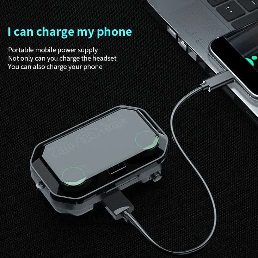 A16 Sports Wireless Headphones Bluetooth 5 0 Earphone Mini Hifi Stereo Earbuds with Mic TWS Headset for Android IOS Mobile Phone