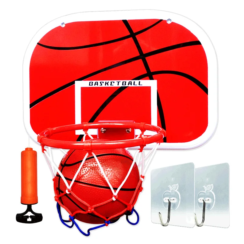 Wall Hanging Hole Punched Basketball Hoop Shooting Toy Baby Children Indoor Dormitory Household Basketball onlytop