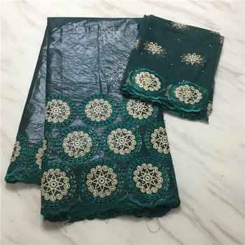 

African bazin riche getzner embroidered bazin riche getzner with tulle lace fabric African Bazin fabric for women dress P15-42